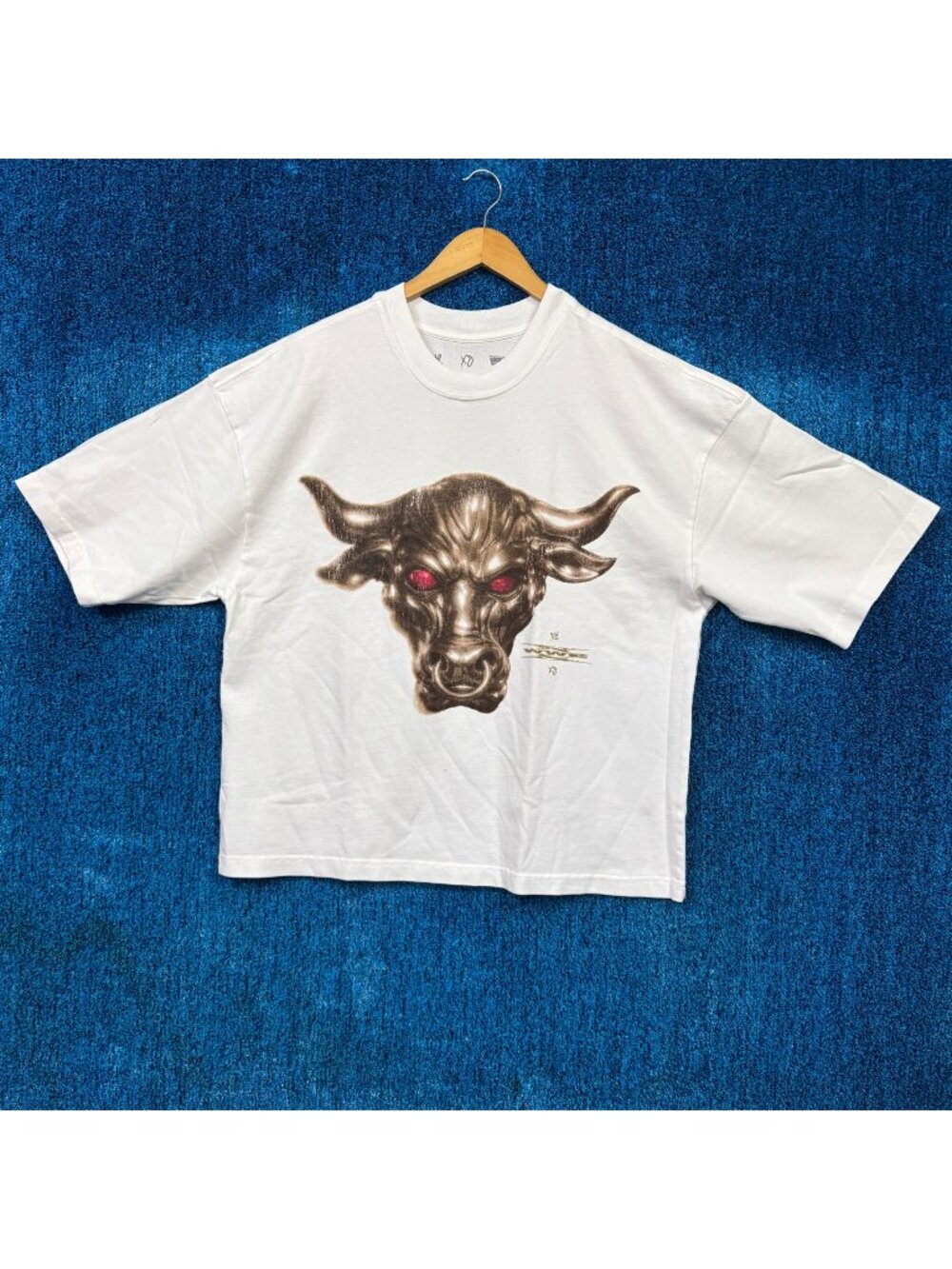 XO The Weeknd x The Rock WWE white T-Shirt Size Small